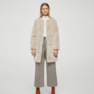 Mango Faux Fur Jacket